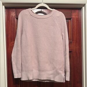 L.L. Bean Women's Crewneck Sweater - Pale Pink